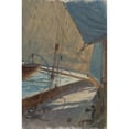 thumbnail image 3 of Henry&nbsp;Brokman 11x14 Black Modern Framed Museum Art Print Titled - Alda in Tribord (1905), 3 of 5