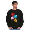 thumbnail image 5 of PACMAN Arcade Game Pixelated Ghosts Sweatshirt for Men or Women Brisco Brands S, 5 of 6