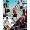 thumbnail image 6 of 5 Pack Gym Shorts Men 5 Inch Quick Dry Mesh Shorts Men Lightweight Training Athletic Running Shorts with Pockets, 6 of 6