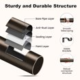 thumbnail image 3 of KoshiMe bronze Curtain Rods for Windows 144 to 168 inch,1" Adjustable Heavy Duty Curtain Rod, Modern Decorative Drapery Rods with Aluminium End Cap,Telescoping Single Window Curtains Rods Set, 3 of 7