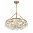 thumbnail image 6 of 237-VG Crystorama Lighting Calypso - 6 Light Chandelier-19.75 Inches Tall and 25 Inches Wide-Vibrant Gold Finish    -Traditional Installation, 6 of 9