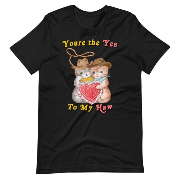 Yee 2 My Haw T-Shirt Funny Western Graphic Tee, Cowboy Humor Saying Shirt