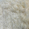 thumbnail image 2 of Handwoven Pouf Wooden Stand Cream, 2 of 4