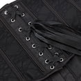 thumbnail image 7 of DuoJiaJ Womens Waist Cincher Corset, Lace Up Shaping Belt Festival Outfit Black Sizes XS-2XL, 7 of 7
