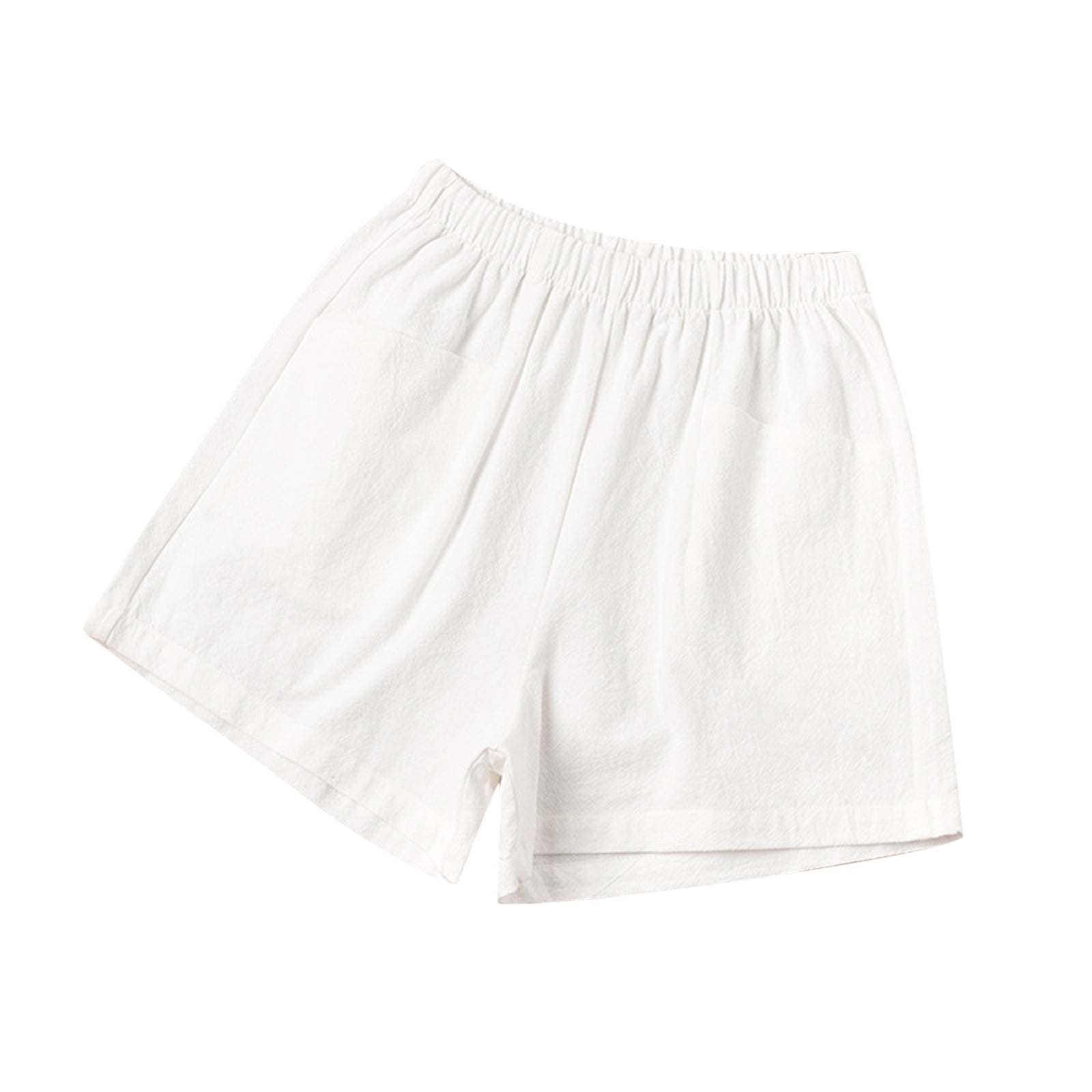 Kimhekim contrast-stitching wide-leg cotton shorts - White