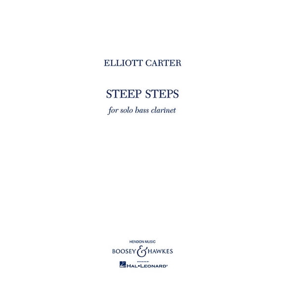 Steep Steps: For Bass Clarinet, (Paperback)