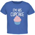 thumbnail image 1 of I'm His Cupcake Royal Toddler T-Shirt, 1 of 1