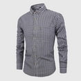 thumbnail image 2 of Men's Oktoberfest Long Sleeve Plaid Shirt - Breathable Casual Jacket for Festivals, 2 of 3