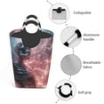 thumbnail image 3 of Disketp Electric Skeleton Surrealism Square Laundry Bag Large Collapsible Dirty Clothes Bags With Handles Waterproof Essentials Storage For College Dorm, Family, 3 of 5