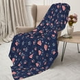 thumbnail image 3 of Disketp Star Dog Paw Cozy Flannel Fleece Throw Blanket: Has a velvety texture for All Seasons - Perfect for Women, Men, & Kids"80"x60", 3 of 6