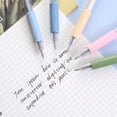 thumbnail image 3 of 5pcs Pressing Pens Black Ink 0.5 mm Fine Needle Point Retractable Cute for College Students Office(Morandi Colors), 3 of 8