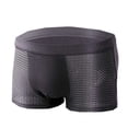 thumbnail image 5 of Ropa interior masculina de seda de hielo, malla U convexa, modal, bóxer para hombre, ropa interior de verano, calzoncillos para hombre, 5 of 5
