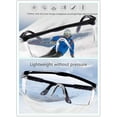 thumbnail image 4 of 2pcs Safety Goggles Goggles Adjustable Over-glasses Grinding Glasses, 4 of 5