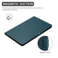 thumbnail image 3 of Dteck Slim Case For ALL-NEW Kindle Fire HD 8 and HD 8 Plus (10th Generation, 2020 Release), Slim Fit PU Leather Folio Flip Case Multi-angle Standing Cover Auto Wake Sleep, Deep Green, 3 of 6
