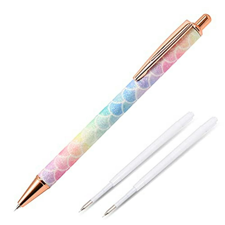 2 Pack Pin Pen Weeding Tool for Vinyl, Bubble Air Release Pen Vinyl Wrap  Tool, Retractable Pen Pin Point Craft Weeding Pen