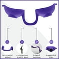 thumbnail image 3 of Super Sunnies Flexible Tanning Bed Goggles UV Eye Protection Glasses Purple, FDA Compliant, 3 of 7