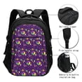 thumbnail image 3 of Vsdgher Mardi Gras and Donuts Print Travel Laptop Backpack, Laptops Backpack with USB Charging Port, Water Resistant Computer Bag Gift for Men & Women, 3 of 7