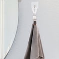 thumbnail image 2 of GOOHOCHY 2 pinzas para toallas de cocina, de metal, de algodón, para colgar toallas de baño., 2 of 8