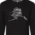 thumbnail image 4 of Inktastic Alaska Word Salad- State Outline Long Sleeve T-Shirt, 4 of 5