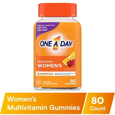 One A Day Women's Gummy Multivitamin, Multivitamins for Women, 80 Ct