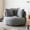 Gray, variant on HIUU 45"Reading Bean Bag Chair for Adults with Pull String,Cozy Corduroy Bean Bag Chairs Turquoise,Oversized Beanbag Sofa Chairs,Memory Foam Chair