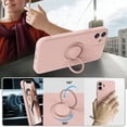 thumbnail image 4 of Liquid Silicone Finger Ring Magnetic Holder Bracket For iPhone 15 14 13 12 11 Pro Mini XR X XS Max 7 8 Plus Phone Case, 4 of 5