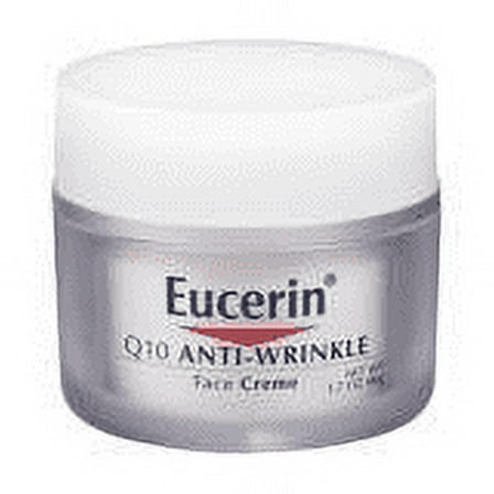 Eucerin Face Cream Anti Wrinkle Moisturize Skin Alcohol Free, 1.7oz, 2-Pack