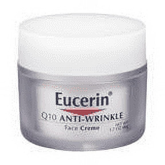 Eucerin Face Cream Anti Wrinkle Moisturize Skin Alcohol Free, 1.7oz, 2-Pack