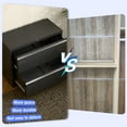 thumbnail image 4 of GangMei 2-Drawer Steel Metal Lateral Locking Filing Cabinet with Lock in Black, 4 of 7