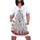 thumbnail image 1 of Vestido de fiesta con falda y bolsillo suelto con árbol de aluminio vintage para mujer, 1 of 6