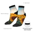 thumbnail image 6 of Pofeuu Sunlit Sunflower Field Print 30cm Socks, Adult Running Hiking Socks for Youth and Adult, 6 of 7