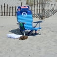 thumbnail image 2 of Set of 2. Ocean Zero Eco-Friendly Deluxe Backpack Beach Chair. Stripe., 2 of 6