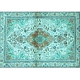 thumbnail image 1 of Ahgly Company Indoor Rectangle Persian Light Blue Traditional Area Rugs, 4' x 6', 1 of 4