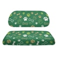 thumbnail image 2 of Pzuqiu Cute Dog Paw & Bone Golf Cart Seat Cover Set - Breathable Stretchable Protector - Universal Fit for 2-Seater Ezgo, Club Car & Yamaha, 2 of 10