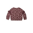 thumbnail image 4 of Wonderluxe Baby Girls' Long Sleeve Sweatshirt and Pant, 3-Piece Set, Sizes 0-3M-24M, 4 of 13