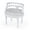 Cottage White, variant on Butler Specialty Company Hathaway Upholstered 22.5"W Vanity Seat - Cottage White