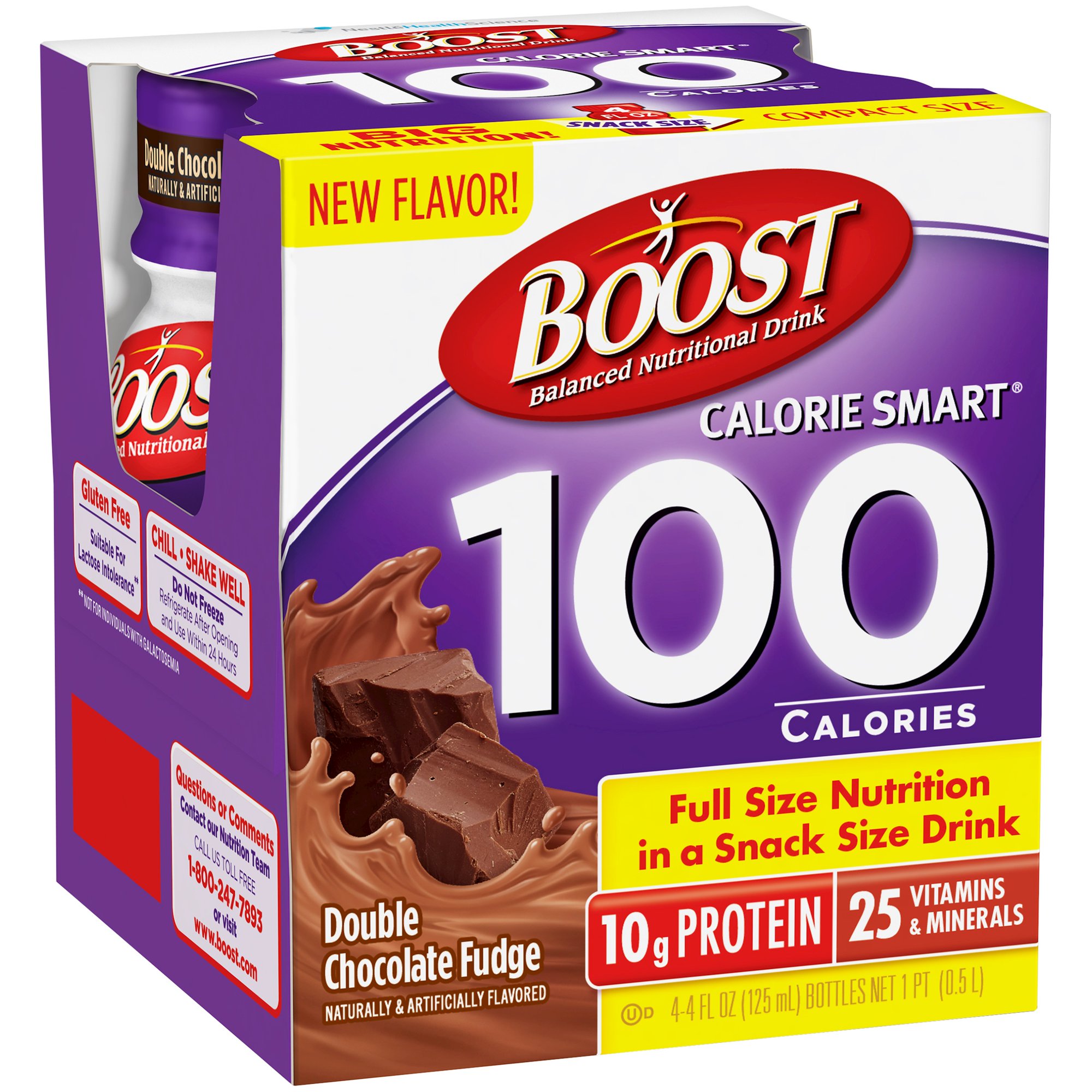 Boost® Calorie Smart® Double Chocolate Fudge Balanced Nutrition Drink 4-4 fl. oz. Bottles