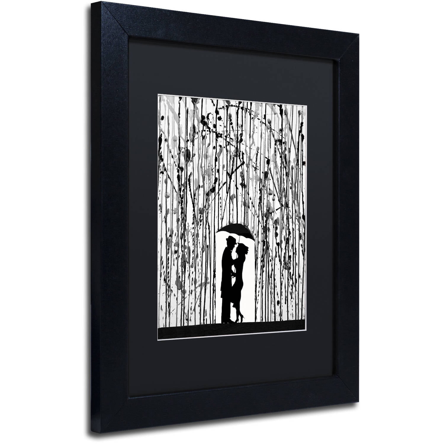 Trademark Fine Art 'Film Noir' Canvas Art by Marc Allante, Black Matte, Black Frame