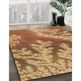 thumbnail image 2 of Ahgly Company Indoor Square Patterned Yellow Orange Area Rugs, 8' Square, 2 of 6