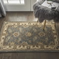 thumbnail image 1 of Nourison India House Persian Charcoal/Ivory Area Rug, 1 of 7