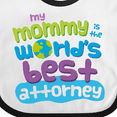 thumbnail image 4 of Inktastic Attorney Mom Quote Gift Boys or Girls Baby Bib, 4 of 4