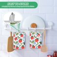 thumbnail image 4 of Yayeee Pot Holders Kitchen Heat Resistant with Pockets 7"x9.8" Cotton Oven Cooking Hot Pads, Vibrant Strawberries, 4 of 7