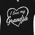thumbnail image 4 of Inktastic I Love My Grandpa in White Chalk Heart Boys or Girls Toddler T-Shirt, 4 of 5