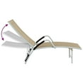 thumbnail image 6 of vidaXL Patio Lounge Chair Outdoor Sunbed Sunlounger Textilene and Aluminum, 6 of 7