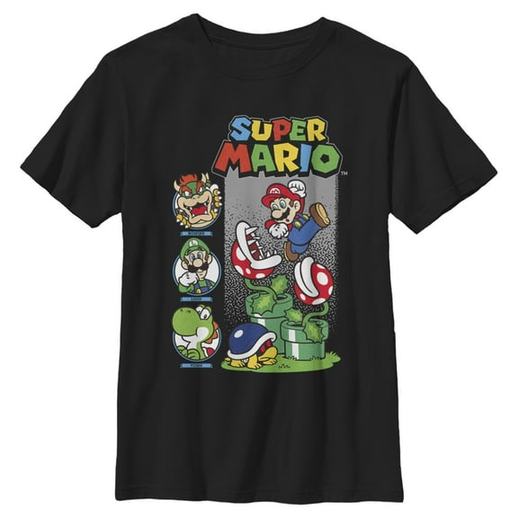 Boys Nintendo Character Adventures T Shirt