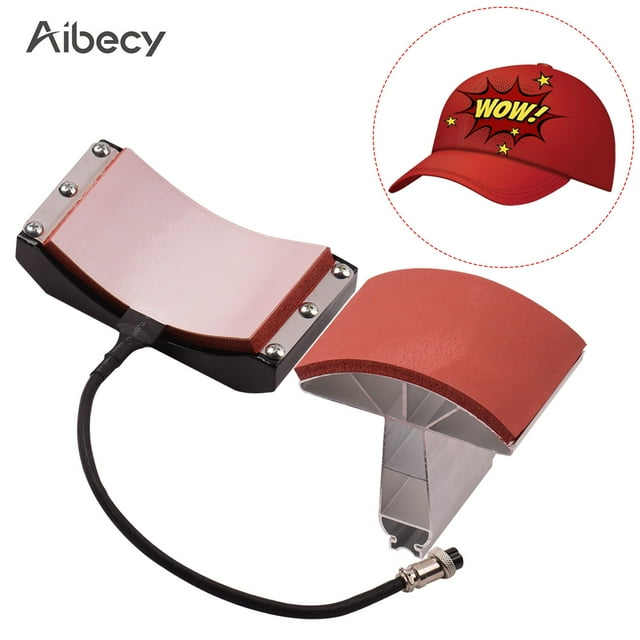 Yeacher Hat Press Mat Pad Heating Transfer Attachment Silica 5.5x3 Inch for Heat Press Machine Hat Heating Machine