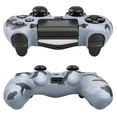 thumbnail image 3 of PS4 / Slim / Pro Controller Skin Grip Cover Case Set - Protective Soft Silicone Gel Rubber Shell & Anti-slip Thumb Stick Caps for Sony PlayStation 4 Controller Gaming Gamepad (Camo Gray), 3 of 6