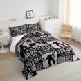thumbnail image 4 of Set Niños Graffiti Style Comforter Set Niños Adolescentes Hippie Street Sports, 4 of 5