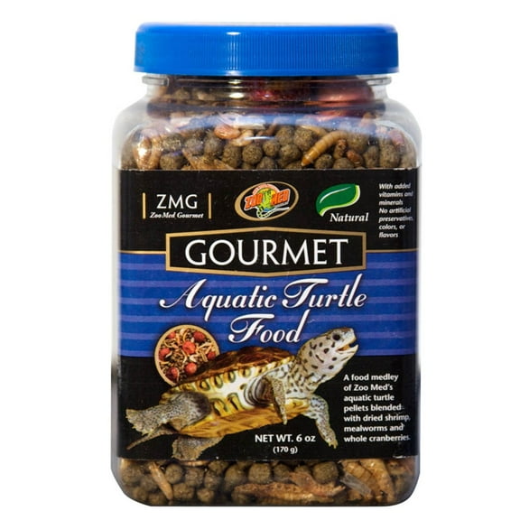 Zoo Med Gourmet Aquatic Turtle Food, 6 Oz
