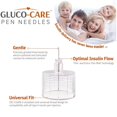 thumbnail image 2 of Pen Tips GLUCO-CARE, 32 g x 5 mm, ajuste universal, 100 unidades, estériles, 2 of 8